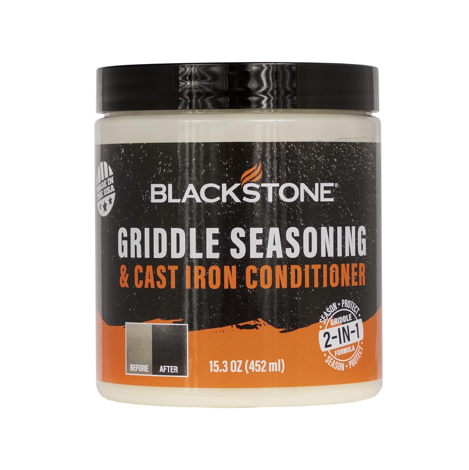 BLACKSTONE 4146 Griddle Seasoning and Cast Iron Conditioner | Protect and maintain griddle top
