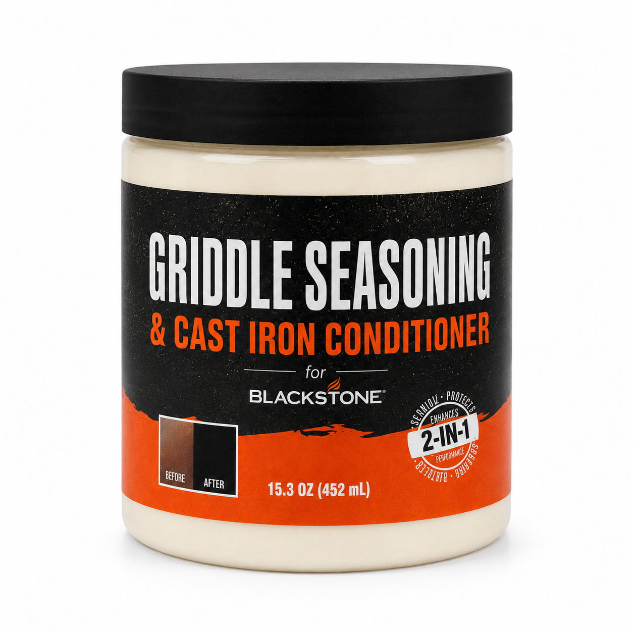 BLACKSTONE Griddle Seasoning and Cast Iron Conditioner | Protect and maintain griddle top